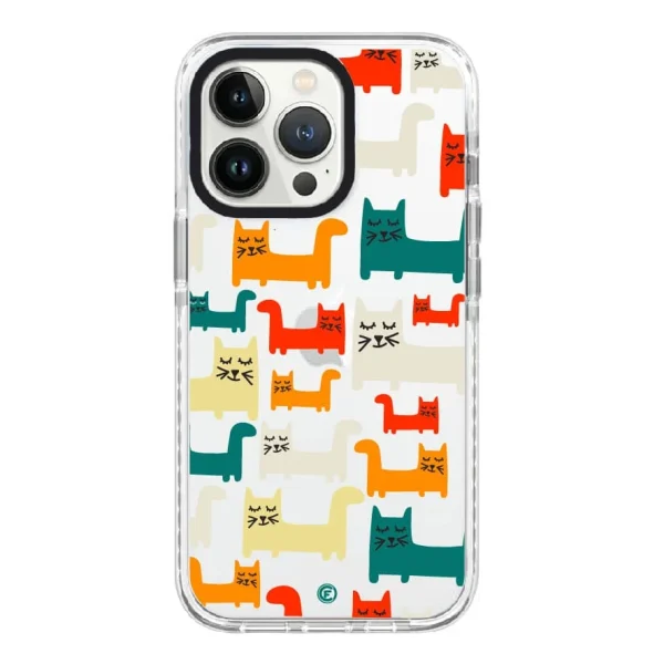 Funda de móvil Pixel Cats