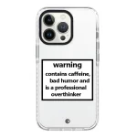 Funda de móvil Warning