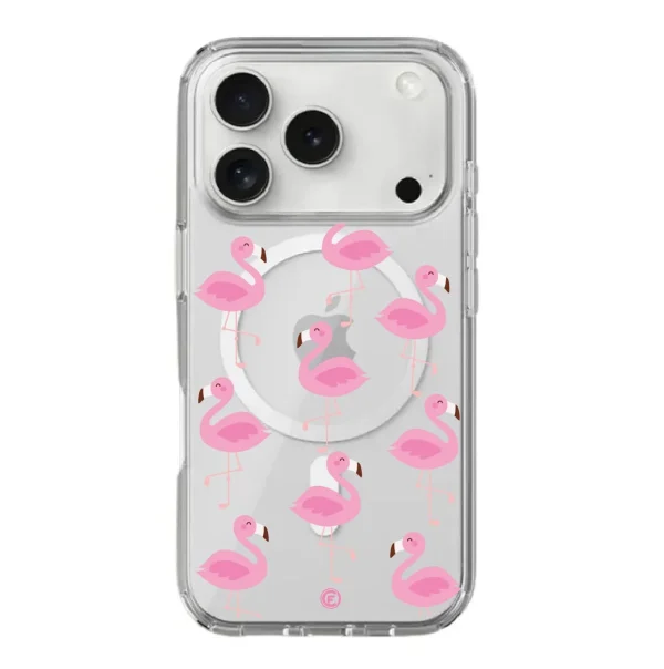 Funda de móvil Flamingos