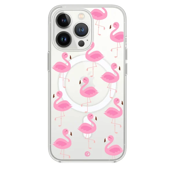 Funda de móvil Flamingos