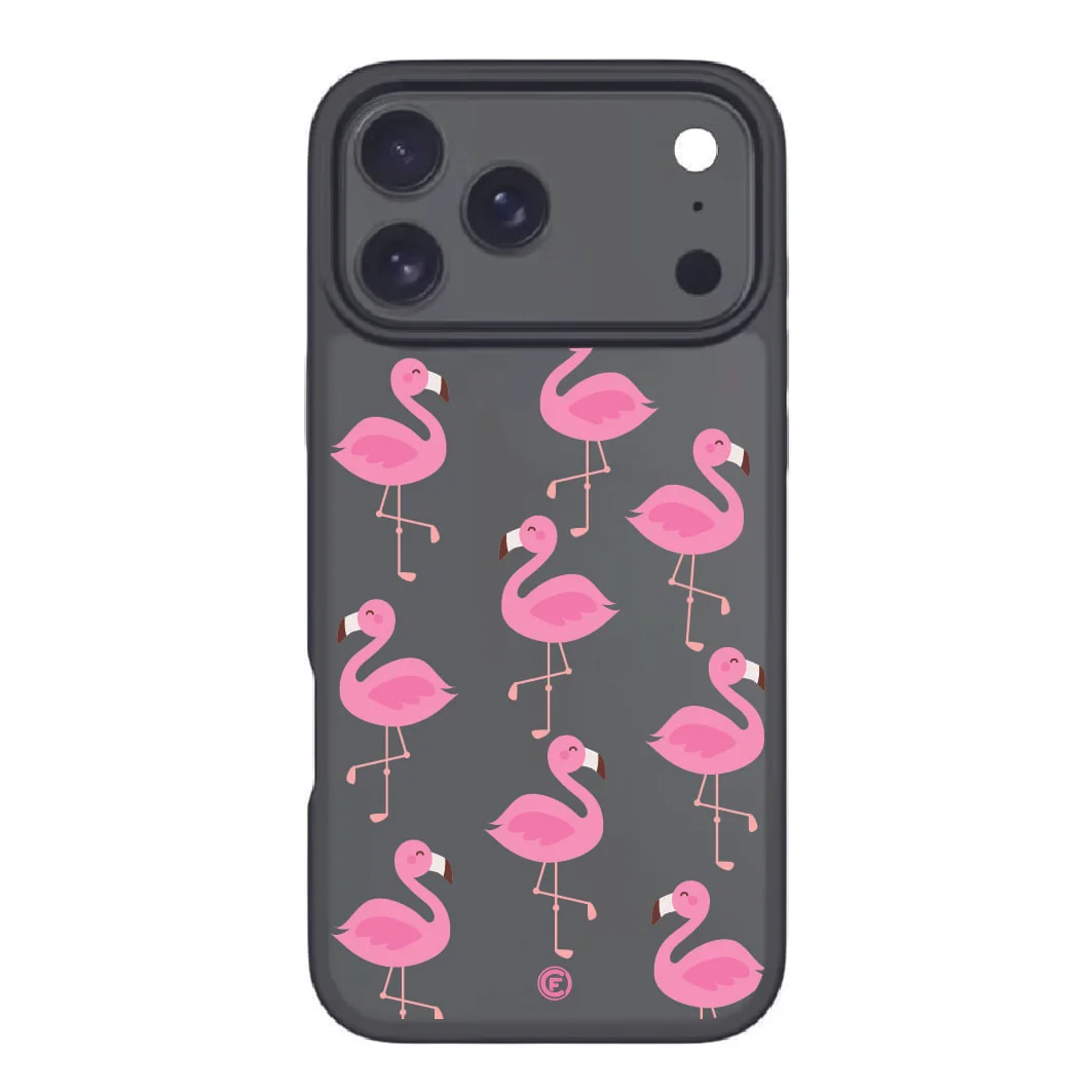 Funda de móvil Flamingos