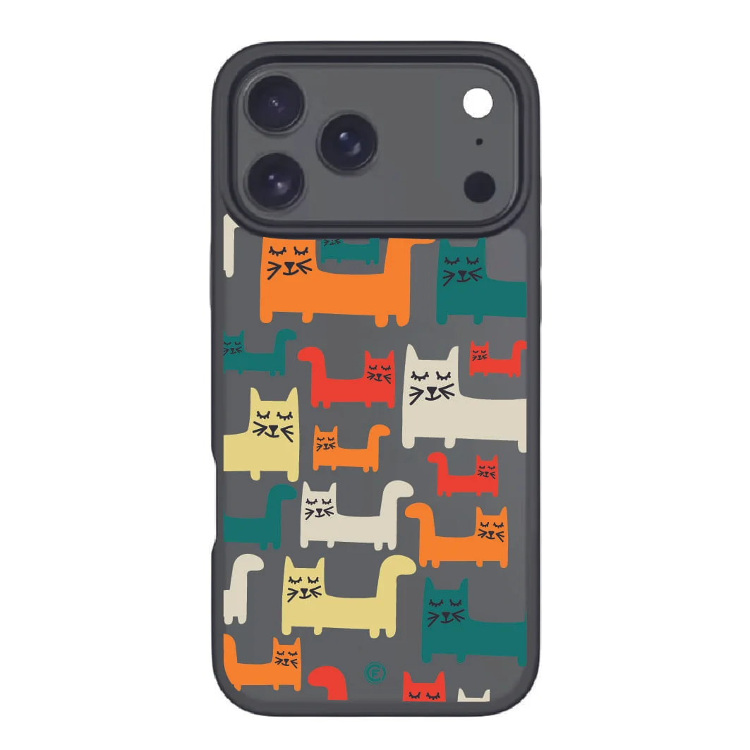 Funda de móvil Pixel Cats