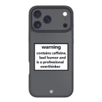 Funda de móvil Warning