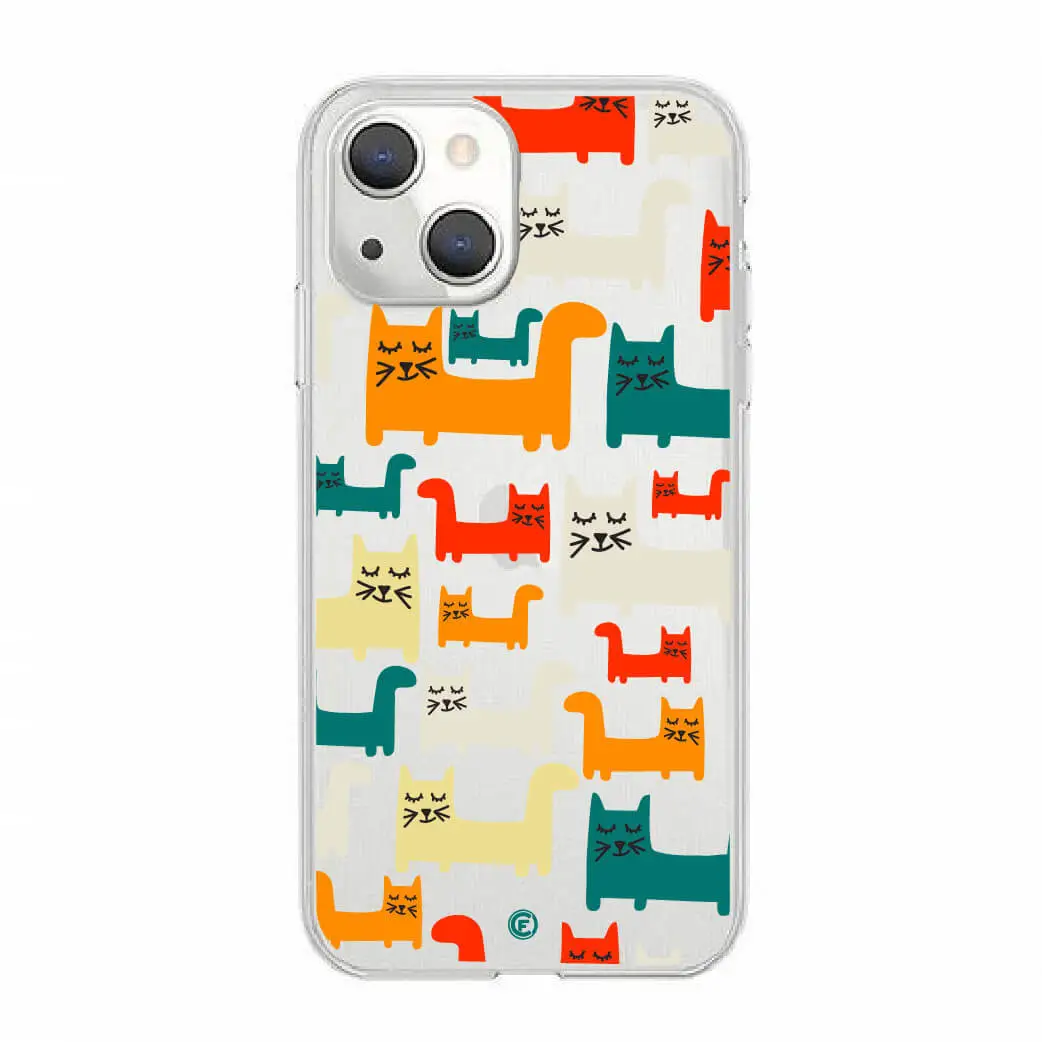 Funda de móvil Pixel Cats